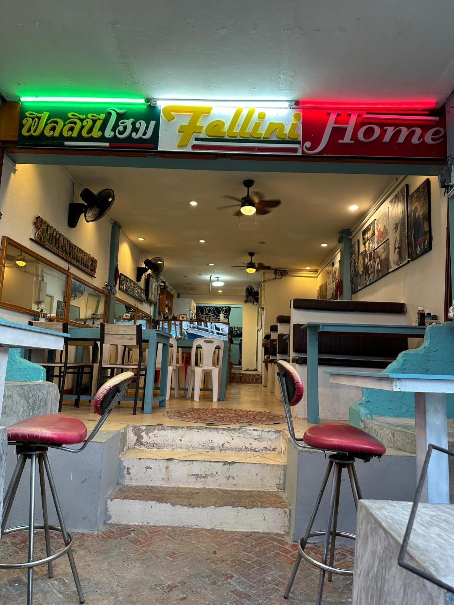 Haadrin Fellini Hostel & Pizzeria Haad Rin Ngoại thất bức ảnh